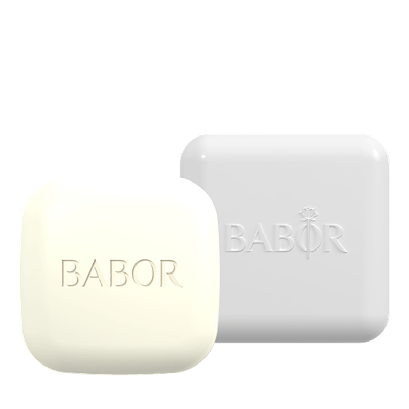BABOR Мыло натуральное очищающее + футляр / Natural Cleansing Bar + Can 65 гр очищающее антибактериальное мыло для кистей тритон