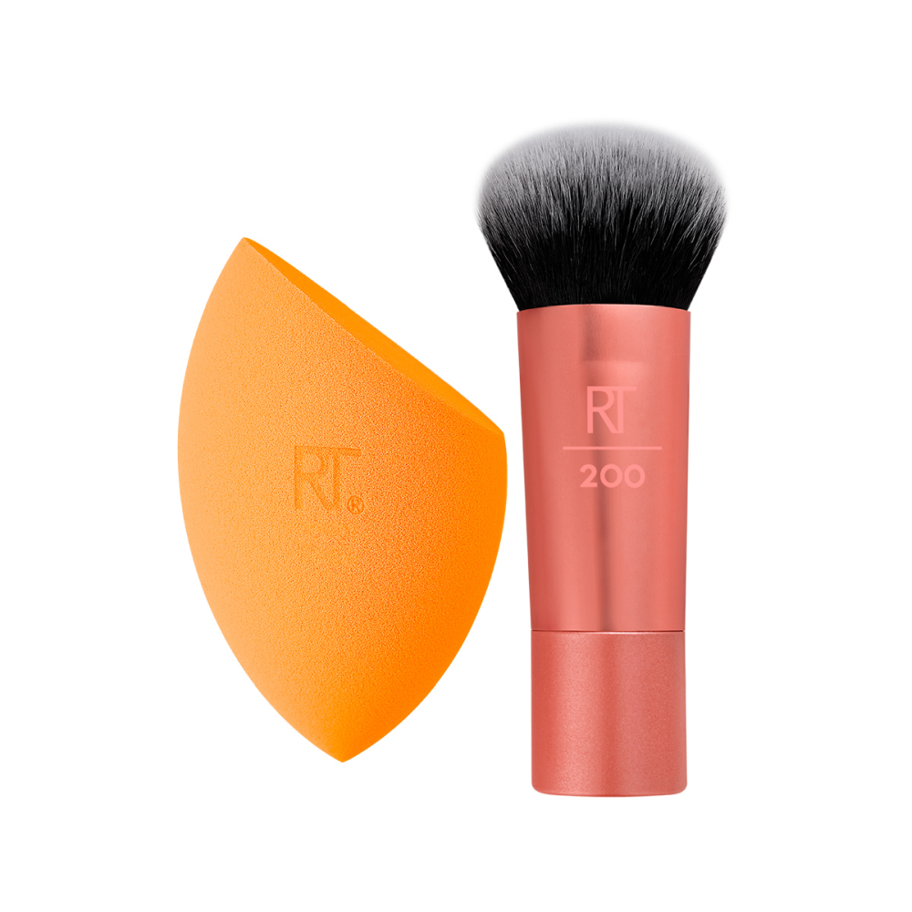 REAL TECHNIQUES Мини-кисть и спонж для макияжа / Real Techniques Mini Travel Duo, фото 3