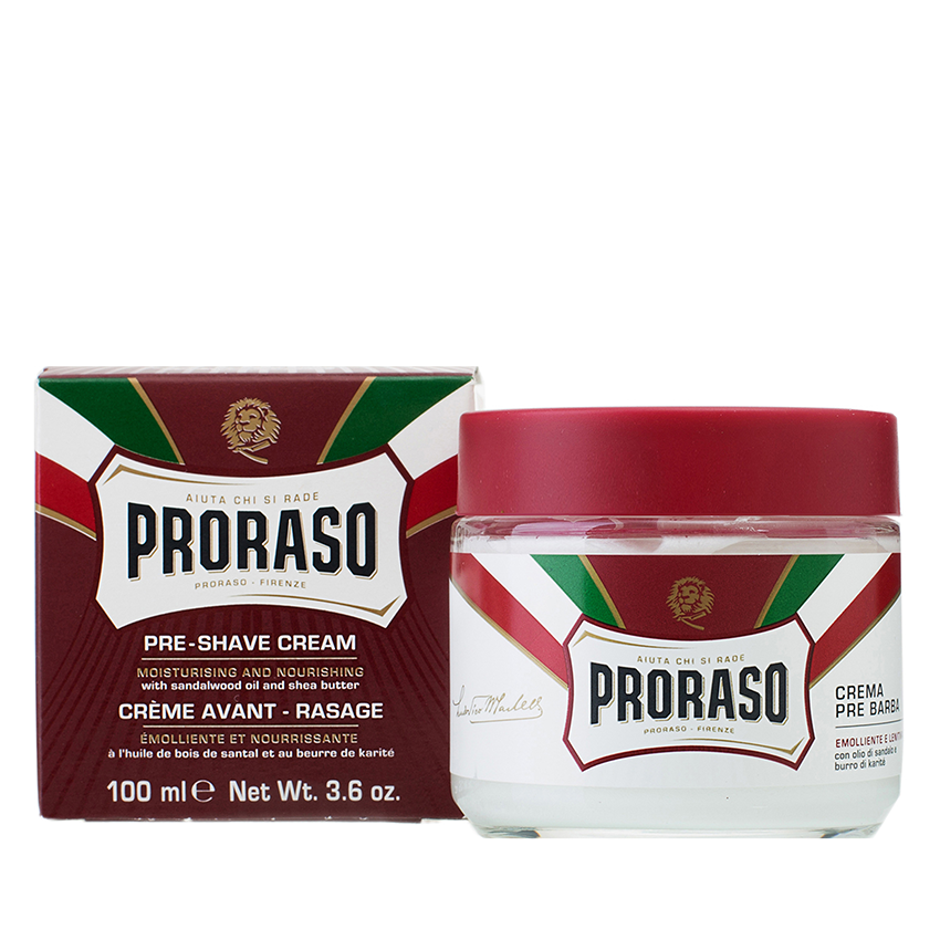 PRORASO Крем питательный до бритья с маслом сандала и маслом ши 100 мл, фото 2