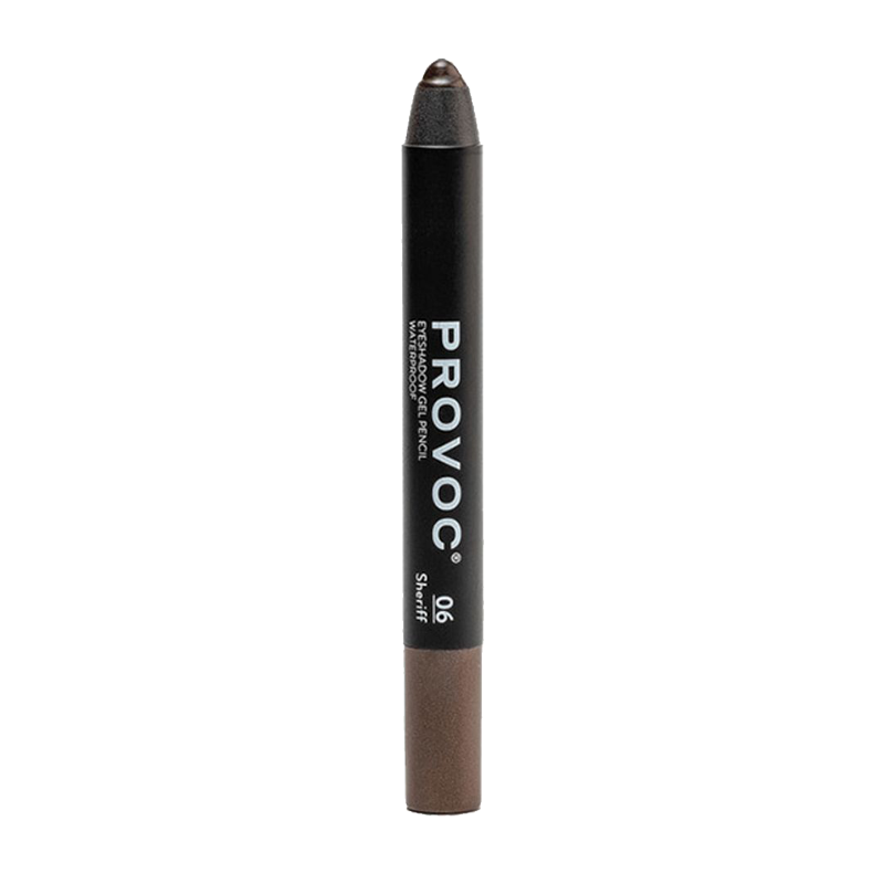 PROVOC Тени-карандаш водостойкие матовые, 06 темный шоколад / Eyeshadow Pencil 2,3 г provoc тени карандаш водостойкие матовые 06 темный шоколад eyeshadow pencil 2 3 г