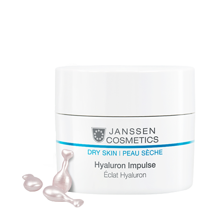 JANSSEN COSMETICS Концентрат с гиалуроновой кислотой, в капсулах / Hyaluron Impulse DRY SKIN 50 шт концентрат janssen cosmetics с гиалуроновой кислотой в капсулах hyaluron impulse 10 капсул