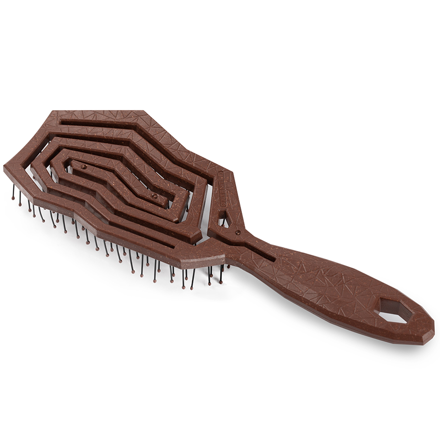 KOSMO SHTUCHKI Расческа геометрия, коричневая / KOSMO SHTUCHKI, фото 5