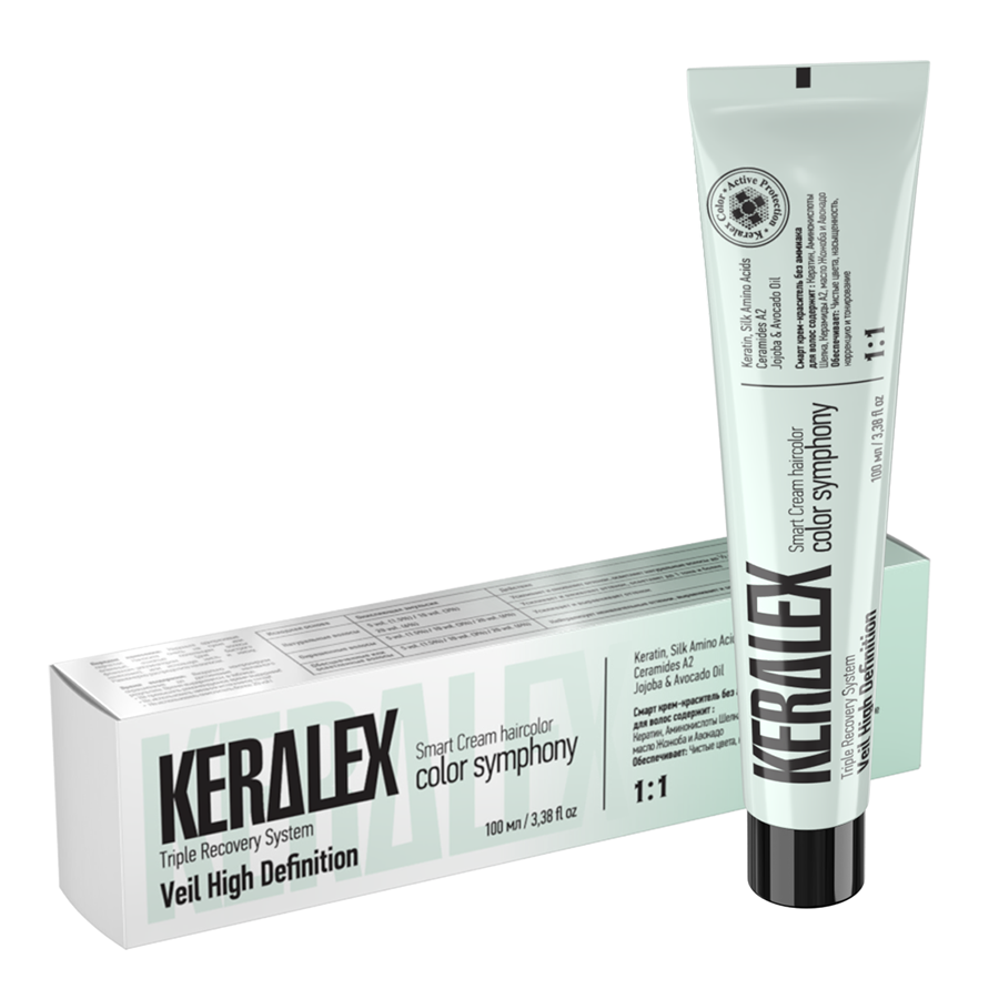 KERALEX Крем-краска, корица / KERALEX VEIL HD Cinnamon 100 мл, фото 2