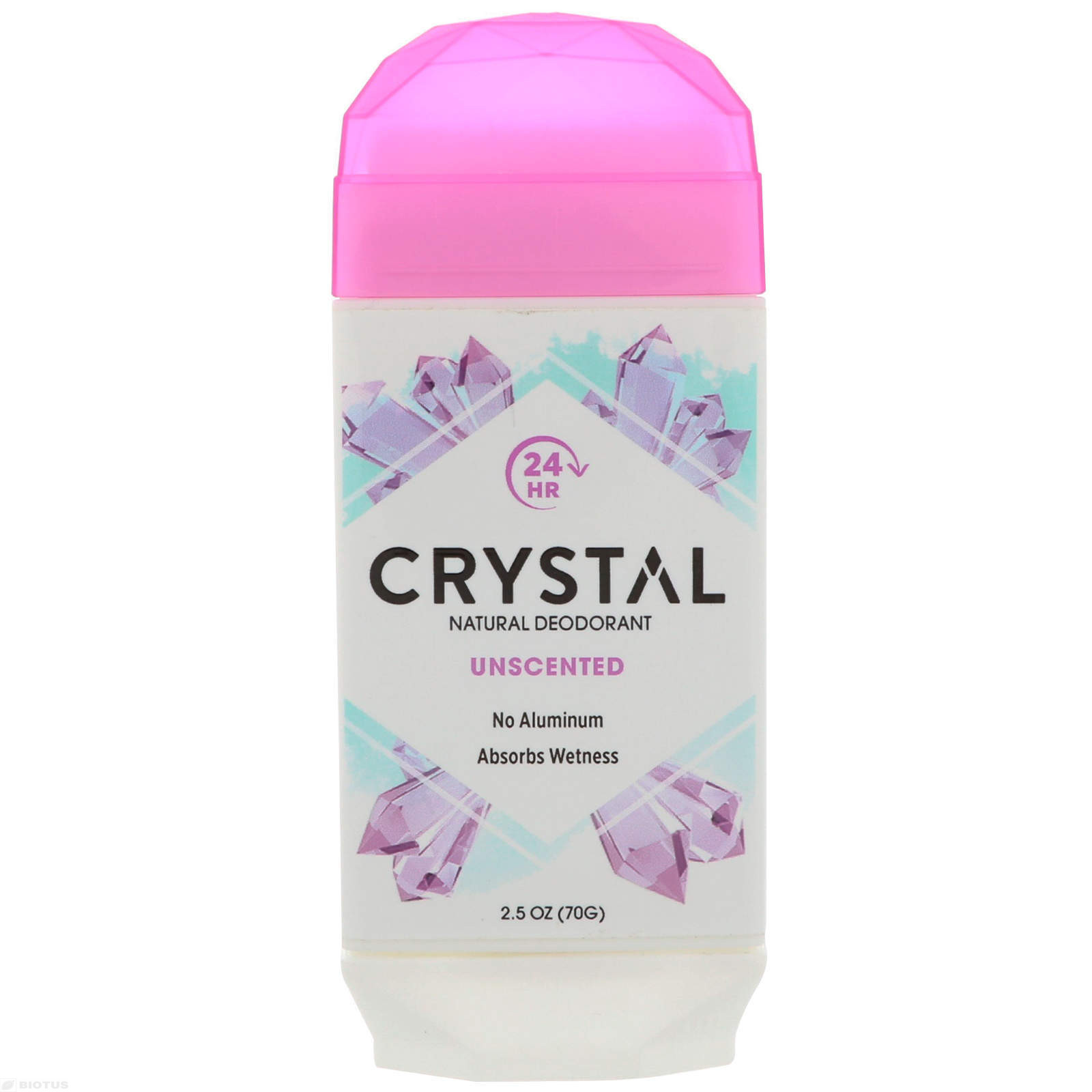 CRYSTAL Дезодорант твёрдый невидимый, без запаха / Crystal Body Deodorant 70 г