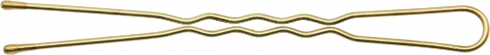 DEWAL BEAUTY Шпильки золотистые, волна 60 мм, 24 шт/уп шпильки зеленые dewal beauty