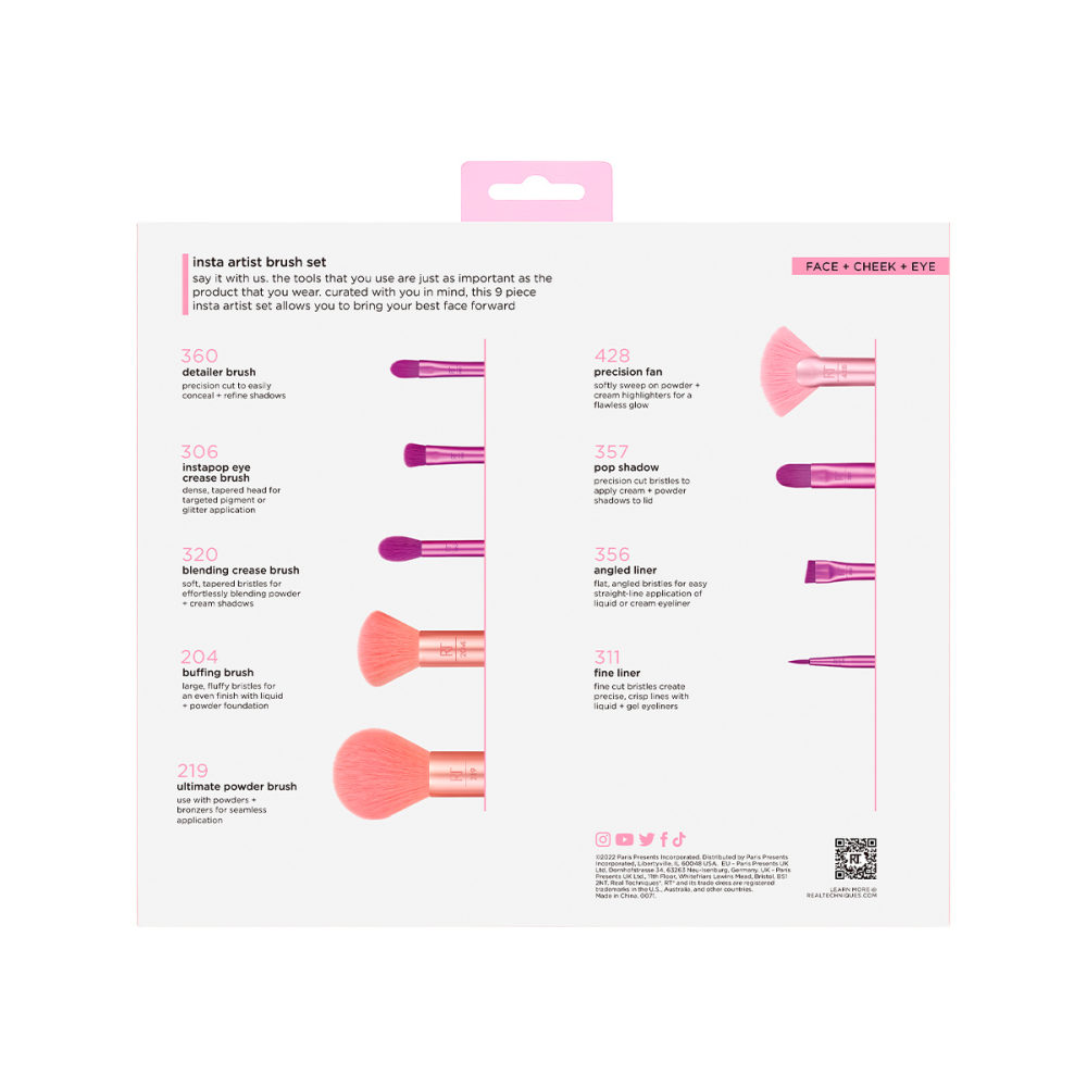 REAL TECHNIQUES Набор кистей для макияжа / Real Techniques Insta Artist Brush Set, фото 3