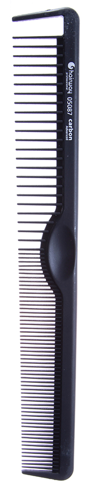 HAIRWAY Расческа Carbon Advance комбинированная 210 мм hairway расческа static free комбинированная редкая 174 мм