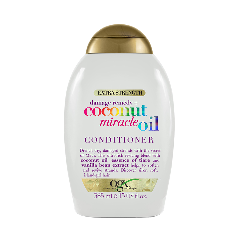 OGX Кондиционер восстанавливающий для волос с кокосовым маслом / Extra Strength Damage Remedy+ Coconut Miracle Oil 385 мл увлажняющий восстанавливающий кондиционер