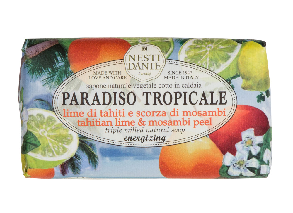 NESTI DANTE Мыло Лайм и мангустин / Lime di Tahiti & Scorza di Mosambi 250 г nesti dante мыло paradiso tropicale tahitian lime