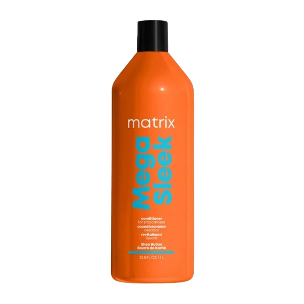 MATRIX Кондиционер с маслом ши для гладкости непослушных волос / MEGA SLEEK 1000 мл matrix кондиционер увлажняющий с маслом авокадо и гиалуроновой кислотой food for soft 1000 мл