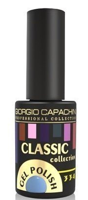 

GIORGIO CAPACHINI 334 гель-лак трехфазный для ногтей / Classic 7 мл, Синие