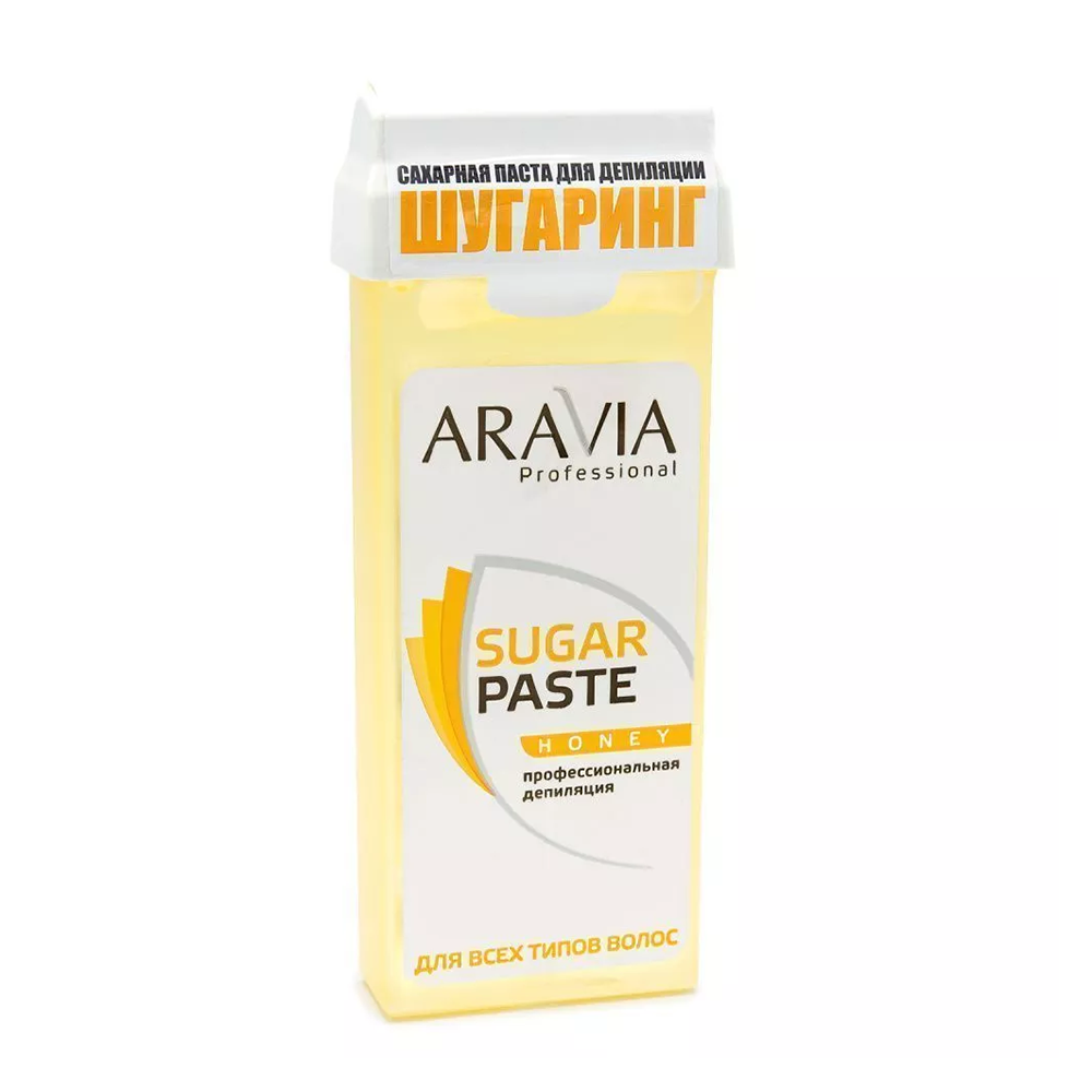 ARAVIA Паста сахарная очень мягкой консистенции для шугаринга Медовая, в картридже 150 г сахарная паста для шугаринга очень мягкой консистенции медовая