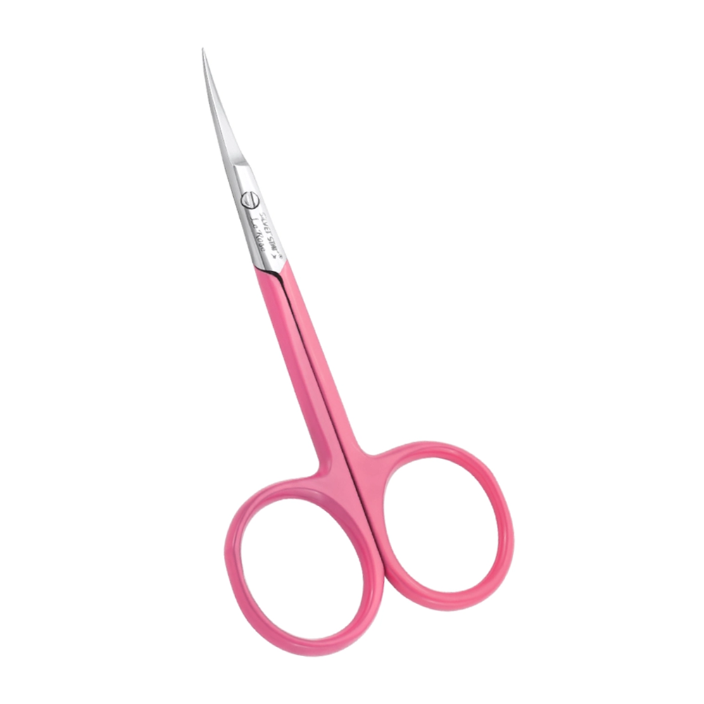 SILVER STAR Ножницы для кутикулы, тонкое укороченное лезвие, розовое покрытие / Le Rose yoko ножницы для кутикулы sn 102