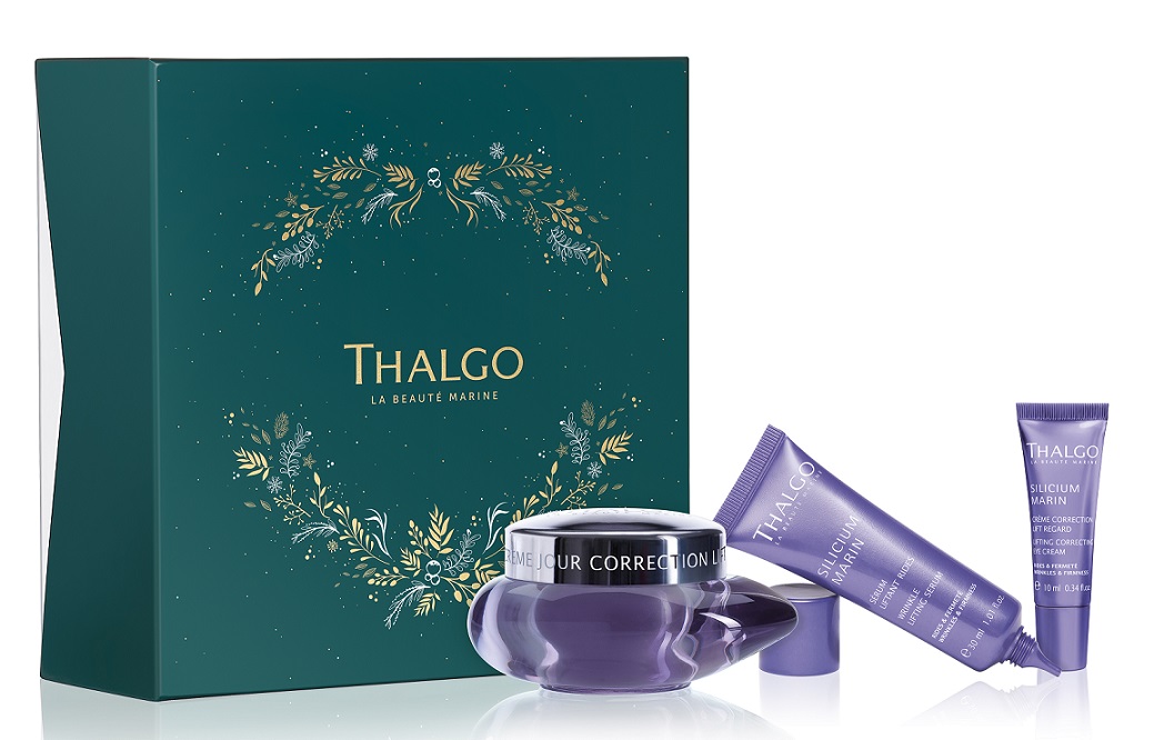 

THALGO Набор Кремниевый для лица (крем 50 мл, сыворотка 30 мл, крем 10 мл) Silicium Marin Correct wrinkles & Firm Gift set