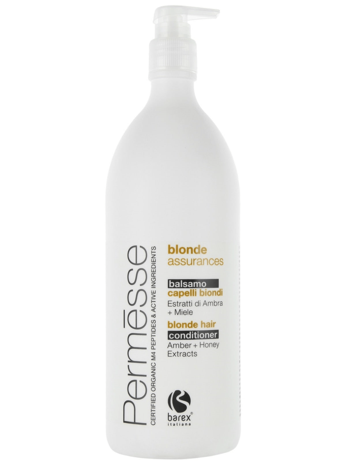 BAREX Бальзам с экстрактом янтаря и медом для осветленных волос / PERMESSE 1000 мл
