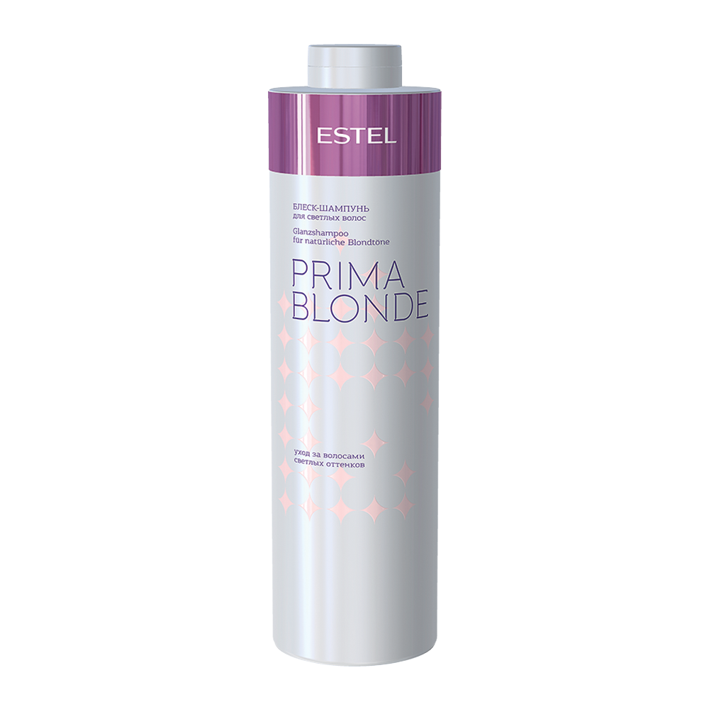 ESTEL PROFESSIONAL Блеск-шампунь для светлых волос / Prima Blonde 1000 мл estel professional спрей двухфазный для светлых волос prima blonde 200 мл