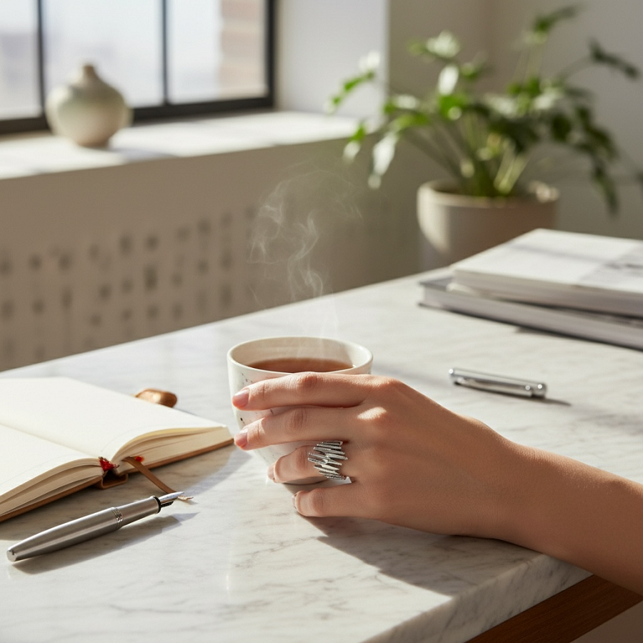 IWOU PROFESSIONAL Кольцо Снежная королева в серебре, фото 3