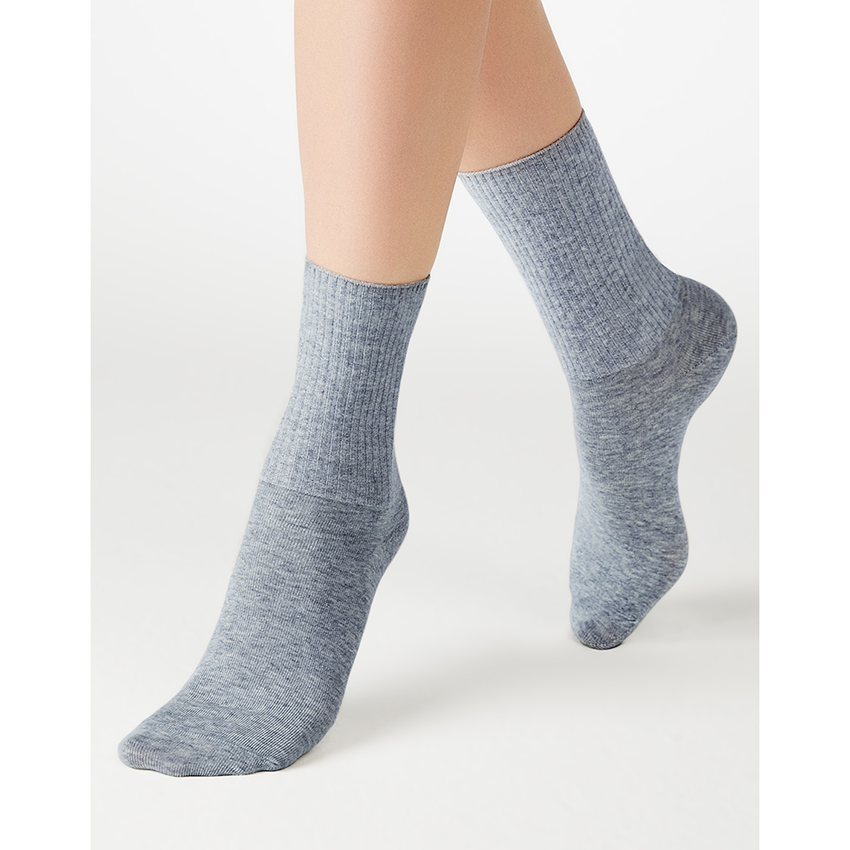MINIMI Носки Grigio 39-41 (25-27) / MINI COTONE 1203, фото 4