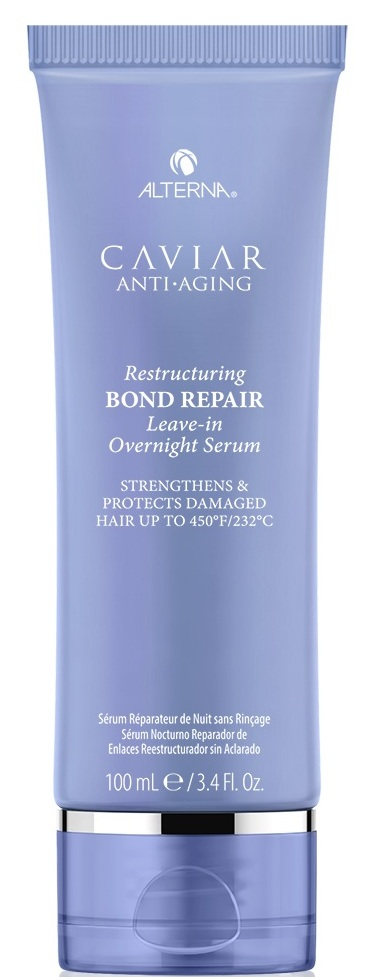 ALTERNA Сыворотка регенерирующая ночная для омоложения волос / Caviar Anti-Aging Restructuring Bond Repair Leave-in Overnight Serum 100 мл hipertin сыворотка для восстановления волос linecure silk serum 50