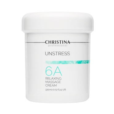 CHRISTINA Крем массажный расслабляющий (шаг 6a) / Relaxing Massage Cream Unstress 500 мл