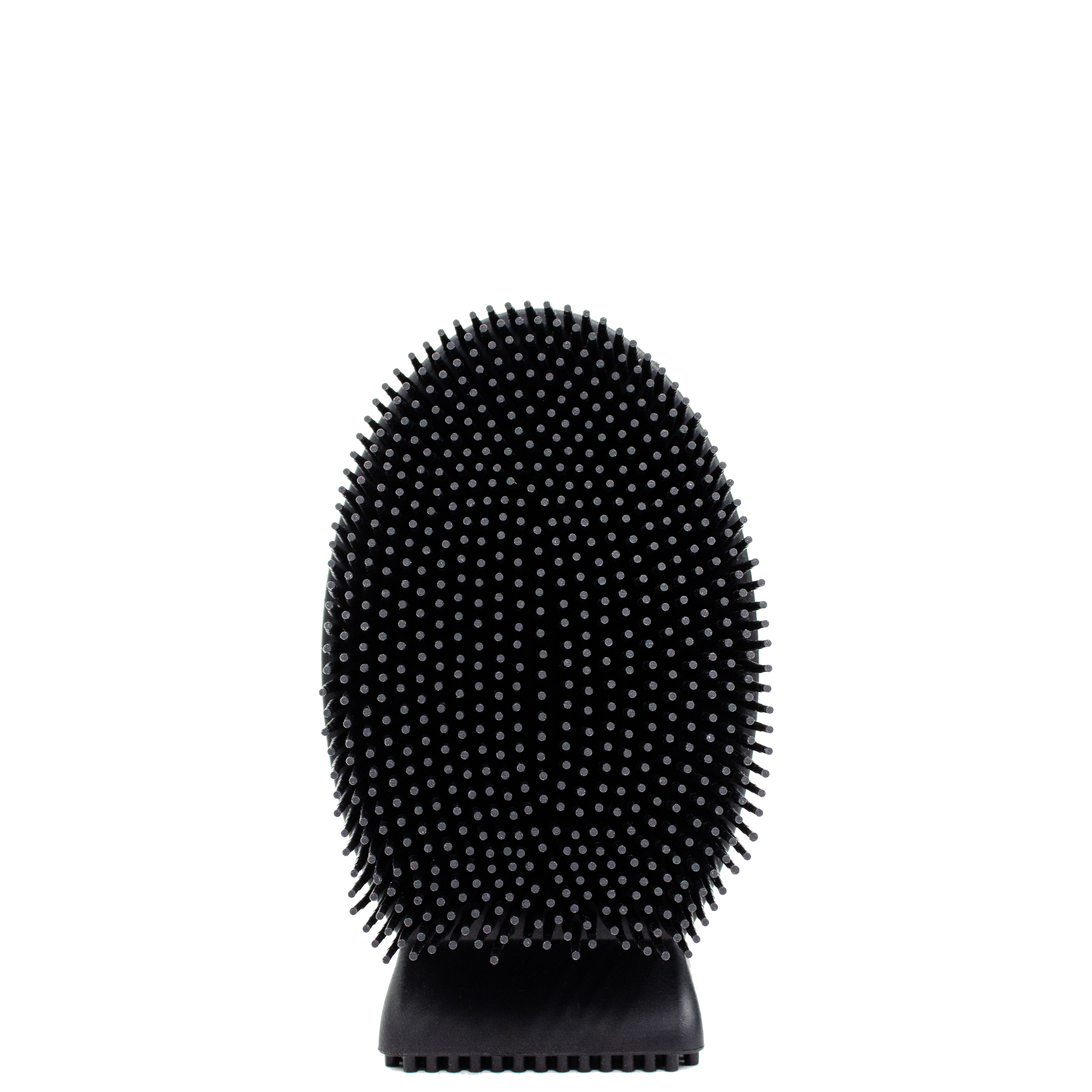 DOUBLE DARE OMG! Щетка массажная силиконовая, черная / I.M. BUDDY, фото 3
