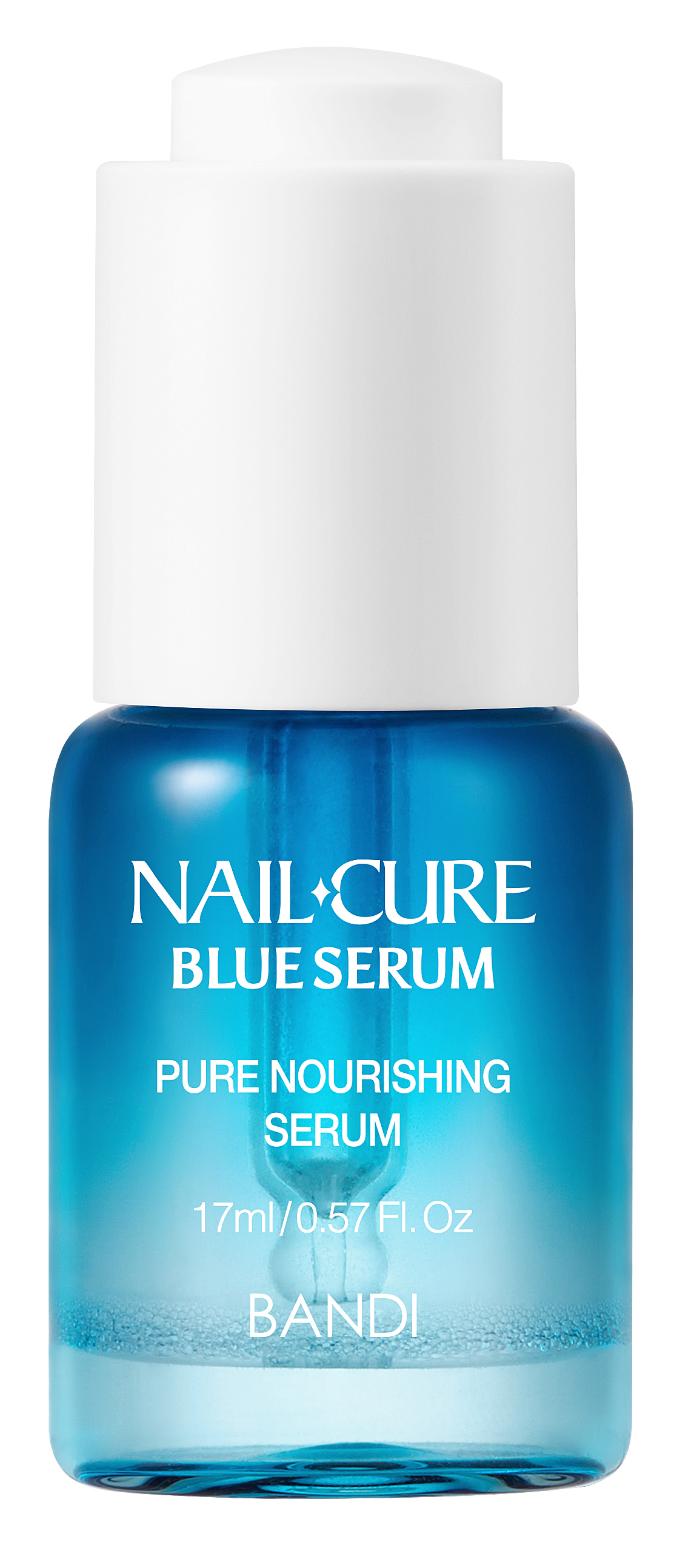 BANDI Сыворотка питательная для ногтей Мощь океана / NAIL CURE BLUE SERUM 17 мл обновляющая сыворотка для ногтей и кутикулы тотальное обновление nail сutic serum total regrow