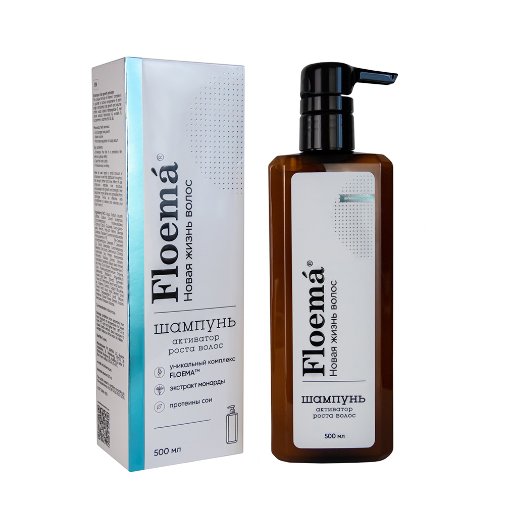 FLOEMA Шампунь для активации роста волос / Floema 500 мл, фото 2
