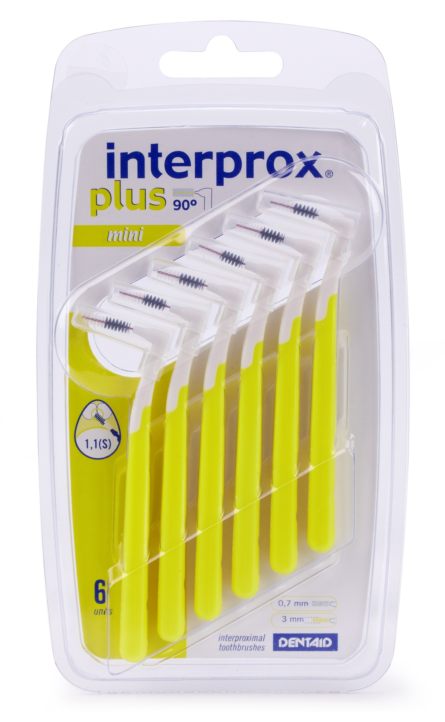 DENTAID Ершик межзубный Interprox Plus Mini 6 шт dentaid ершик межзубный interprox plus mini 6 шт