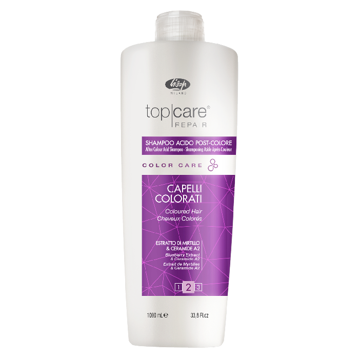 LISAP MILANO Стабилизатор цвета / Top Care Repair Color Care After Color Acid Shampoo 1000 мл 110019000 - фото 1
