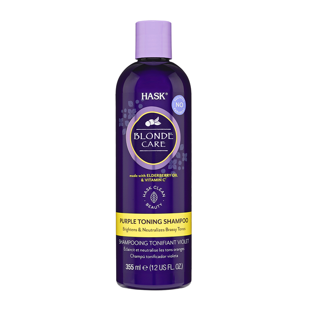 HASK Шампунь оттеночный фиолетовый для светлых волос / Blonde Care Purple Shampoo 355 мл zooexpress турне m переноска для животных фиолетовая