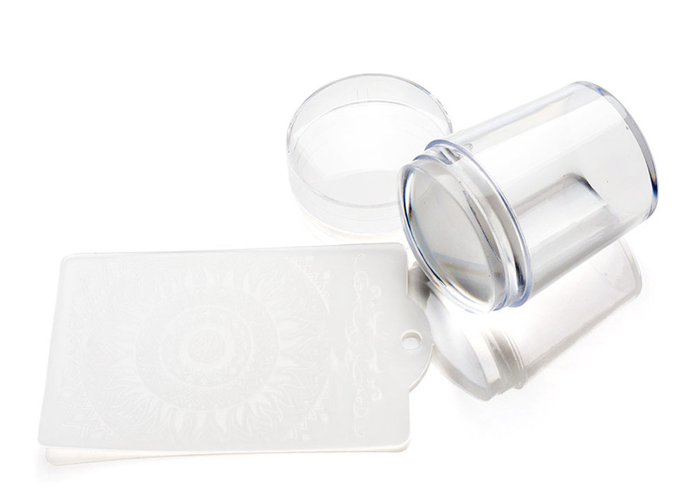 TNL Professional Штамп для стемпинга прозрачный большой, фото 1