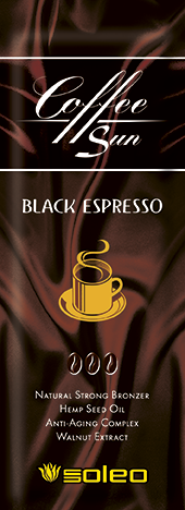 SOLEO Бронзатор максимальный натуральный с запахом кофе эспрессо / Coffe Sun Black Espresso 15 мл