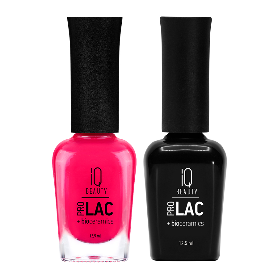 IQ BEAUTY 074 лак профессиональный укрепляющий для ногтей с биокерамикой / Nail polish PROLAC+bioceramics 12,5 мл, фото 2