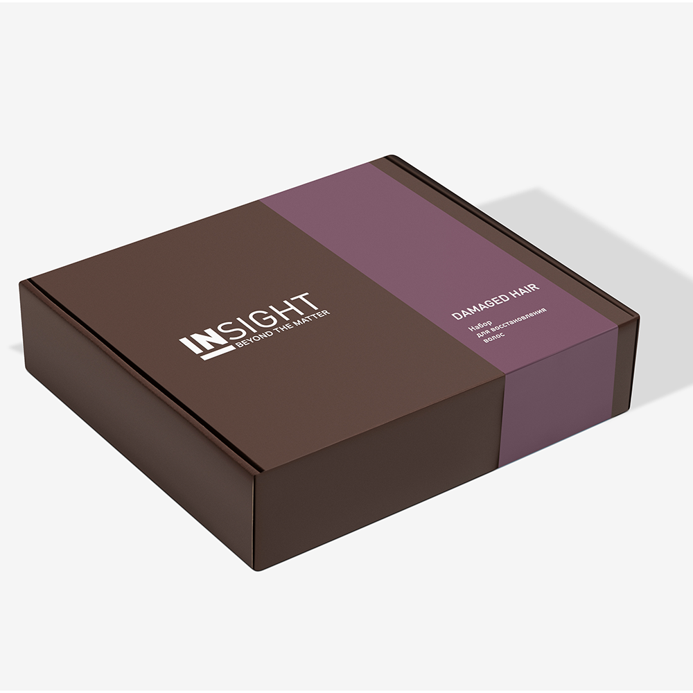 INSIGHT Набор для восстановления волос (шампунь 350 мл, маска 200 мл, кондиционер 350 мл) DAMAGED HAIR, фото 2