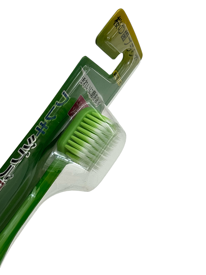 IWOU PROFESSIONAL Зубная щетка из древесного угля зеленая 0,15мм/FARRES Sakura, фото 2