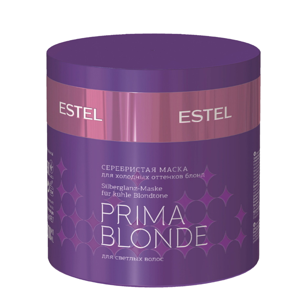 ESTEL PROFESSIONAL Маска оттеночная серебристая для холодных оттенков блонд / Prima Blonde 300 мл intense dark blonde интенсивный темный блонд 66 0