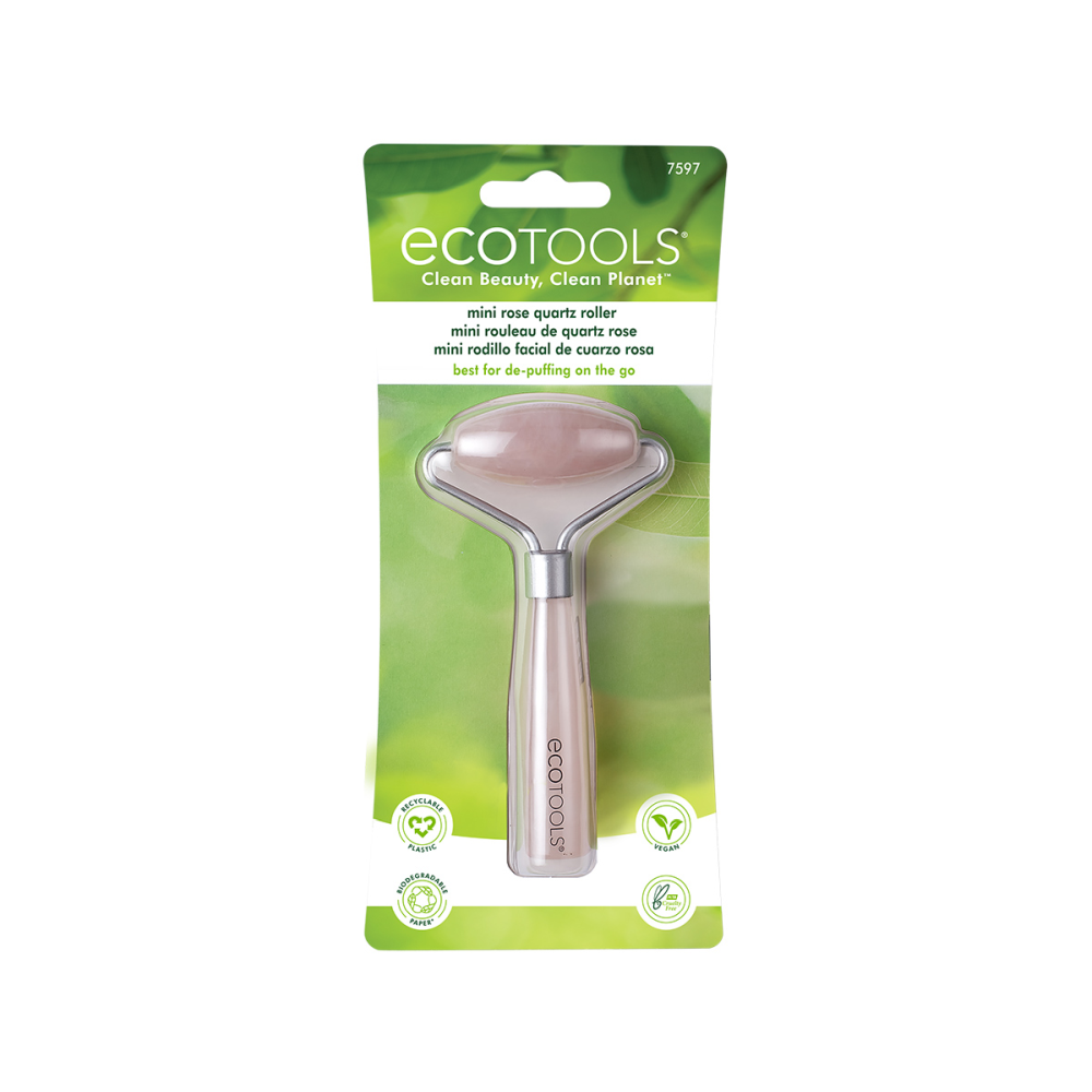 ECOTOOLS Мини-роллер для лица из розового кварца / Mini Rose Quartz Roller, фото 2