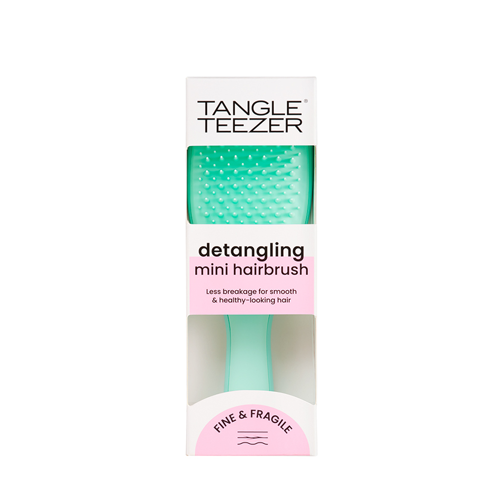 TANGLE TEEZER Расческа для волос / The Ultimate Detangler Mini Fine & Fragile Jade Lagoon, фото 5