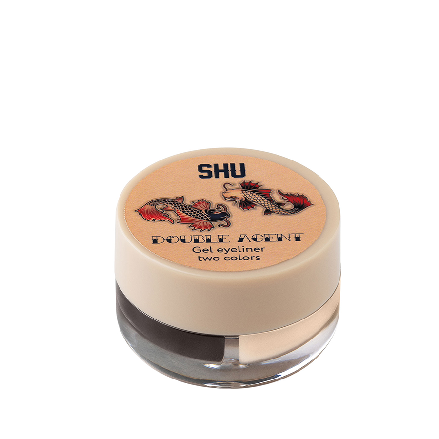 SHU Подводка гелевая двухцветная №12  беж и коричневый / DOUBLE AGENT МАРКИ SHU, фото 3