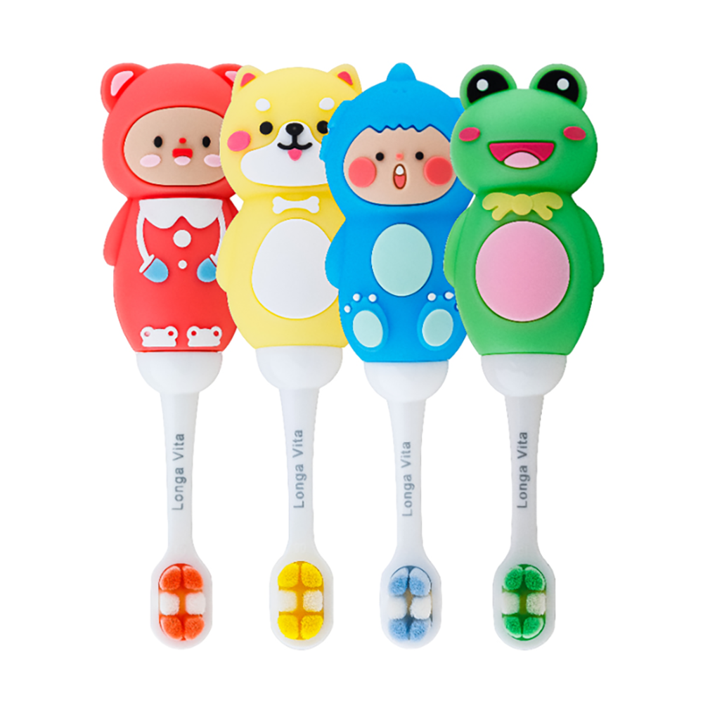 LONGA VITA Щетка зубная детская от 2-х лет, 10 000 щетинок / Longa Vita, фото 3