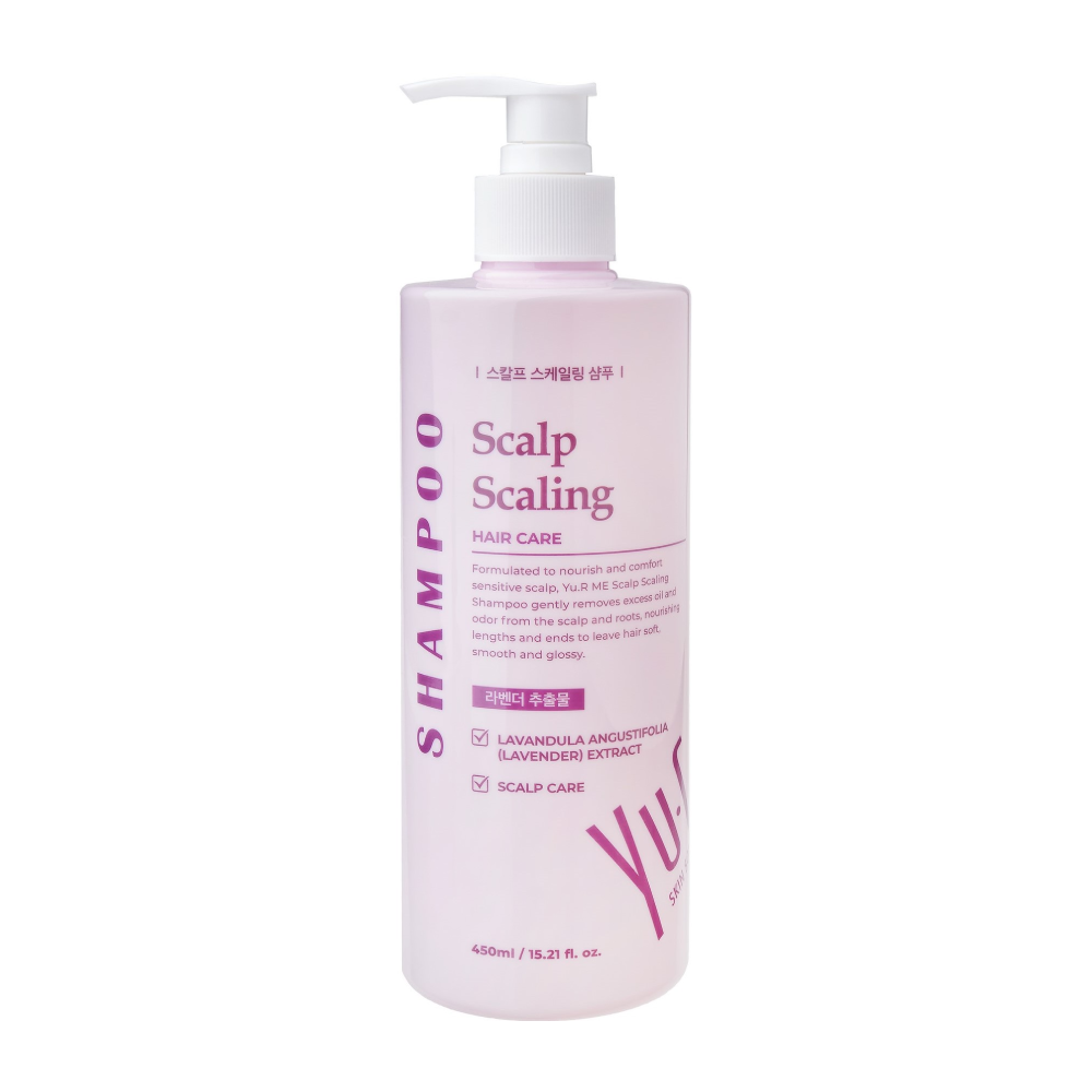 YU.R Шампунь для волос от перхоти / YU.R Me Scalp Scaling Shampoo 450 мл masil шампунь для глубокого очищения кожи головы probiotics scalp scaling shampoo 300 мл
