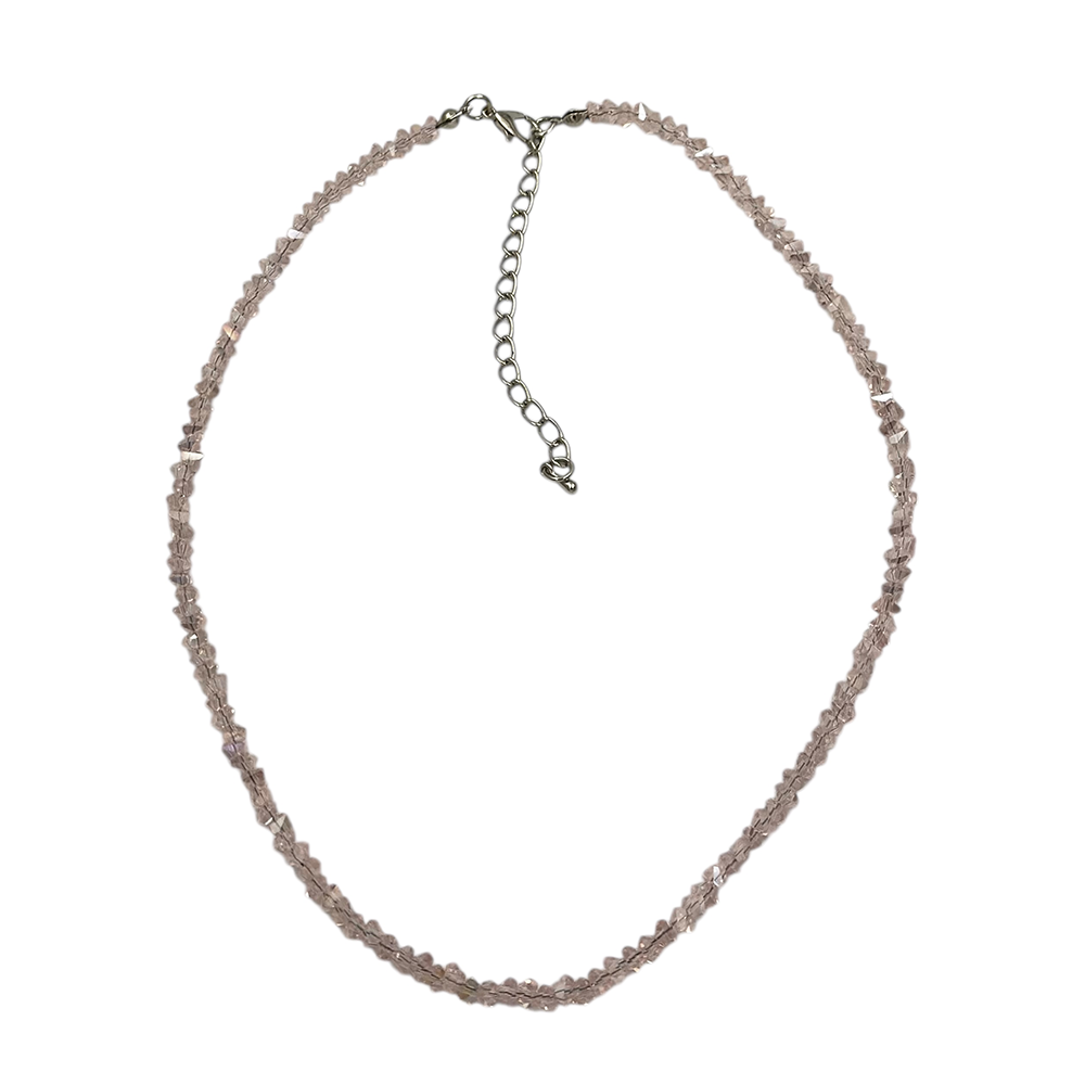 IWOU PROFESSIONAL Чокер Кристалики серая дымка, фото 1