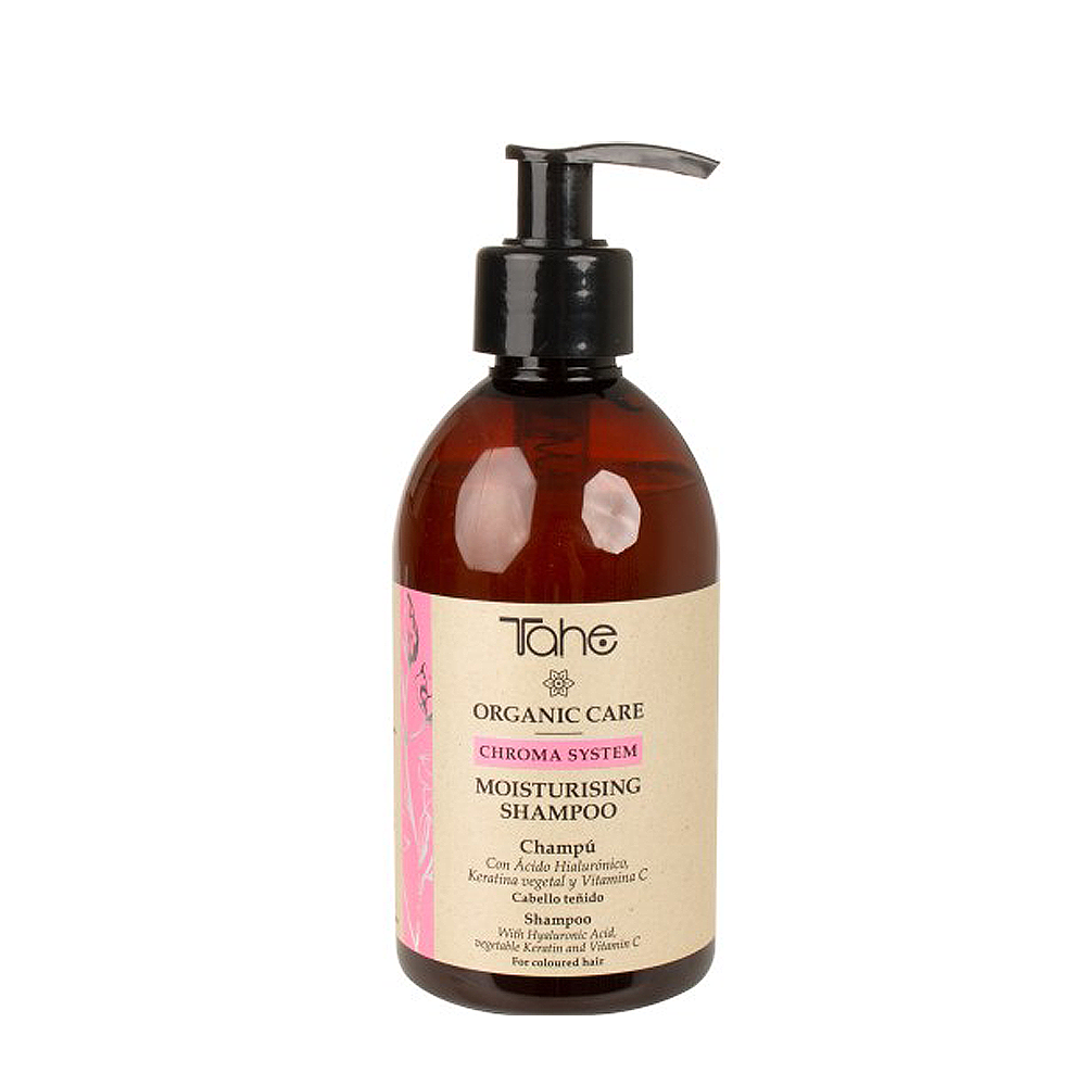 TAHE Шампунь увлажняющий для окрашенных волос / CHROMA SYSTEM MOISTURISING ORGANIC CARE 300 мл, фото 1