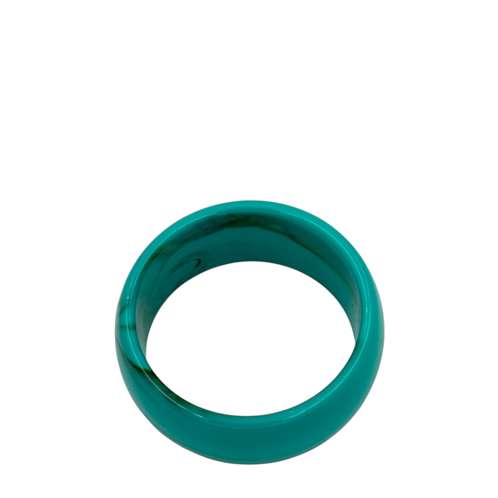 IWOU PROFESSIONAL Браслет-обод широкий пластиковый круглый тиффани, фото 1