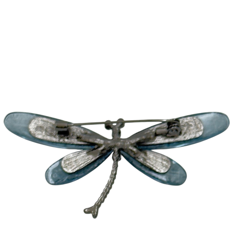 IWOU PROFESSIONAL Брошь Стрекоза голубая, фото 2