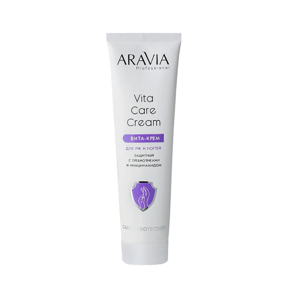 ARAVIA Вита-крем для рук и ногтей защитный с пребиотиками и ниацинамидом / Vita Care Cream 100 мл 4060 - фото 1