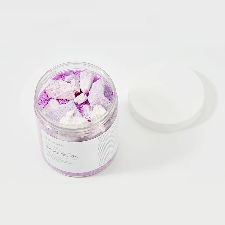 MIPASSIONcorp Бомбочка для ванны, дикая ягода / MiPASSiON 450 гр, фото 3