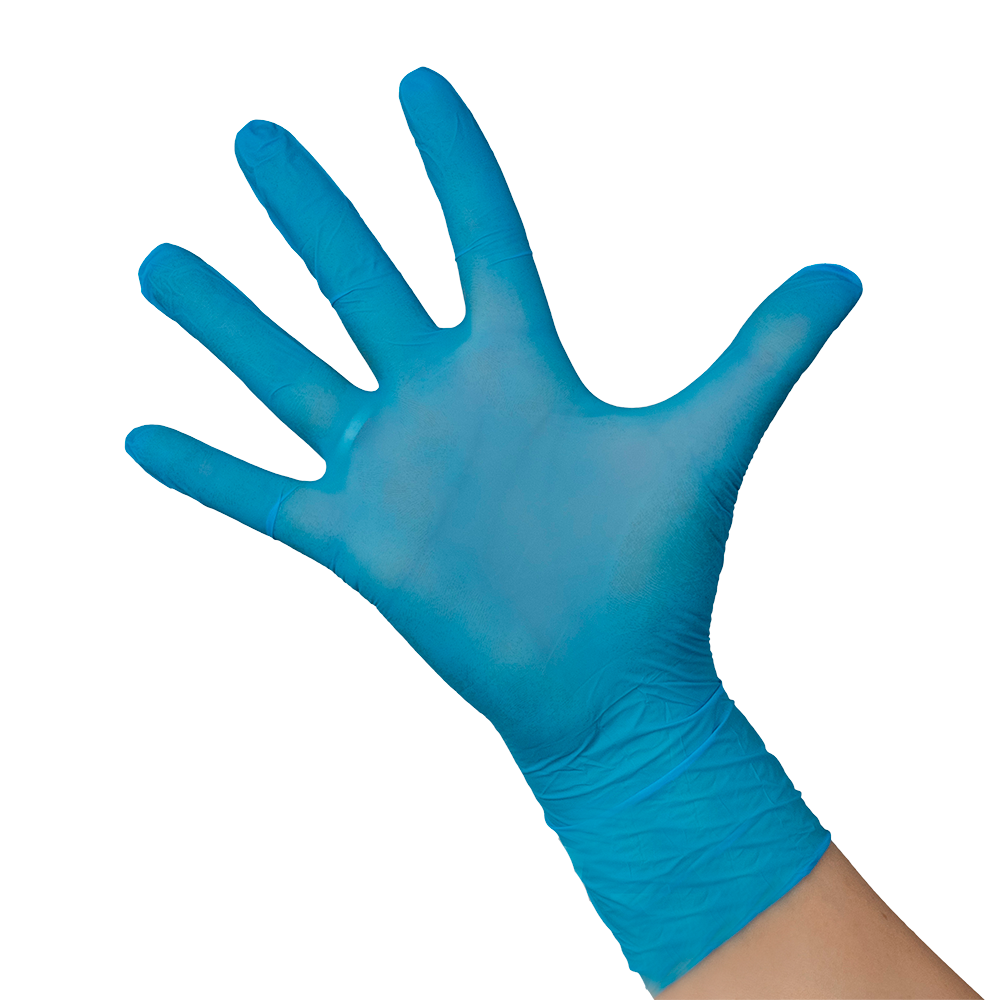 SAFE & CARE Перчатки нитрил голубые S / Safe&Care ZN 302 100 шт
