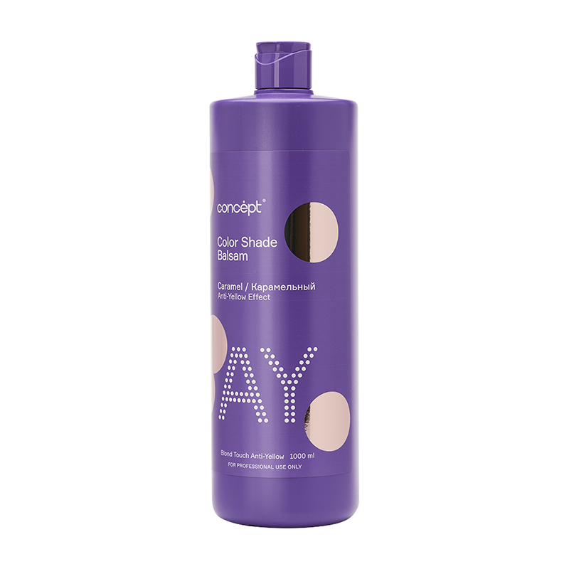 CONCEPT Бальзам оттеночный, эффект карамельный блонд / ANTI-YELLOW 1000 мл, фото 2