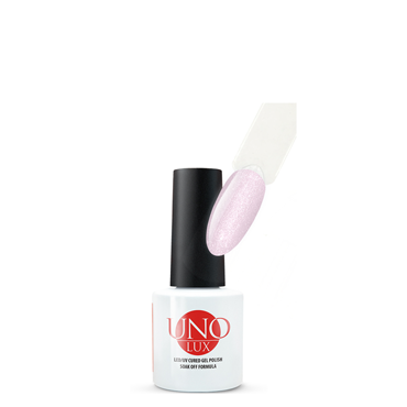 UNO Гель-лак для ногтей, нежно розовый опал / Uno Lux Pale pink Opal 8 г